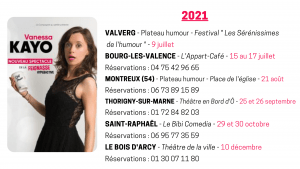 Tournée Vanessa Kayo